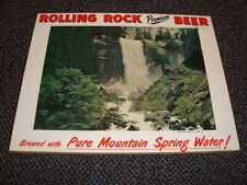 Circa 1960s Rolling Rock Waterfall Sign, Latrobe, Pennsylvania picture