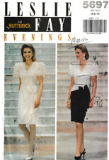Butterick Pattern 5697 by Leslie Fay Evenings Dress, 6-8-10, FF picture