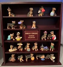 Rare 25 Piece Set Danbury Mint Purely Yorkies Figurine Collection Missing 3 picture