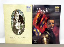 Two Royal Shakespeare Company Souvenir Programs Henry V 1994 