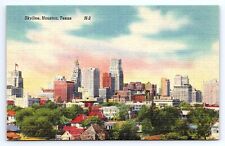 Postcard Skyline Houston Texas TX picture