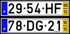 Custom Portugal REFLECTIVE License Plate Tag Reproduction, Many Styles Offered picture