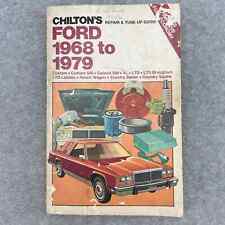 Vintage Chilton's Ford 1968 to 1979 Repair & Tune-Up Guide  picture