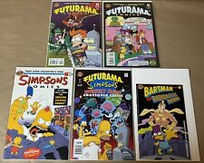 Lot Of 5 Simpson’s & Futurama Comic Books - Bart Homer picture