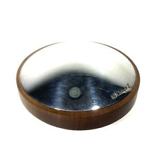 CHRISTOFLE Silver Plated Polished Brazilian Wood Paperweight Object (MSRP $170) picture