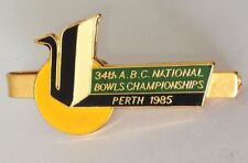 Perth 1985 ABC National Bowling Championships Club Clip Badge Pin (L36) picture