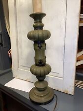 Exceptional 36” Vintage Arts & Crafts Mission Gothic Table Lamp Ceramic EAGLE CO picture