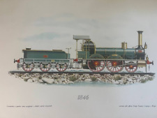 1964 Large Art Print TRAIN 111 1846 LOCOMOTIVE Haight Foundry Company Wigan F12 picture