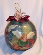Vintage Patricia Reach Angel Christmas Ball Ornament-Today Tomorrow Corp-1992 picture