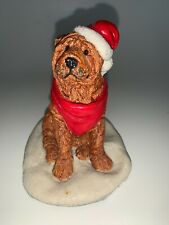 Vintage Charmstone - Shar Pei - Christmas Dog - Earl Sherwan - Made in USA picture