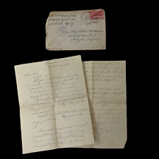 WWII France October 12th 1944 Letter Sgt. McNamara 4th Machine Records Unit picture