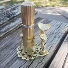 Vintage 1950s Gold Cherub Perfume Holder Atomizer Mid Century picture