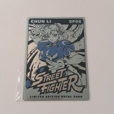 Udon 2021 Street Fighter Chun-Li Incentive Metal Card picture