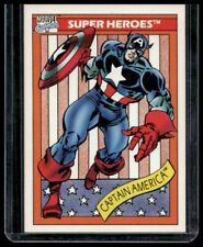 1990 IMPEL MARVEL UNIVERSE SUPER HEROES- CAPTAIN AMERICA #1 picture