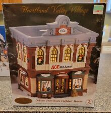 Heartland Valley Village ACE HARDWARE Holiday CHRISTMAS Lighted VILLAGE With BOX picture