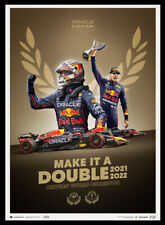 2022 Max Verstappen Red Bull Formula 1 2x Drivers Champion LtdEd 200 Poster picture