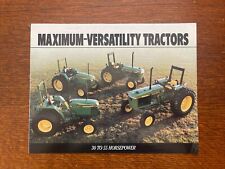 1990 John Deere Maximum Versatility 30 to 55 Horsepower Tractors Brochure picture