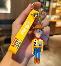 New Disney Toy Story Woody 3D PVC Bags Hanger Pendant Keychains Key Rings 6cm picture