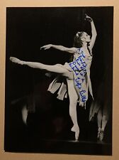 Signed Rare Ballet photo Wilfride Piollet “Paris Opera Ballet” André Chino photo picture
