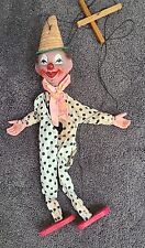 Vintage Mexican Folk Art String Puppet Marionette 1960's Clown picture