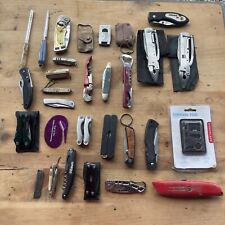 Small Flate Rate Box Of Knives, Multitools, Other- 30 Items For 29.95-Box#5 picture