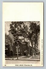 Wilkes Barre PA-Pennsylvania, Public Library, Panoramic, Vintage Postcard picture