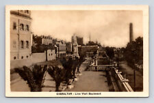 RPPC Line Wall Road Gibraltar Real Photo Postcard picture