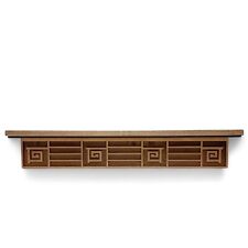 Frank Lloyd Wright VC Morris Greek Key Motif Wood Wall Shelf 31