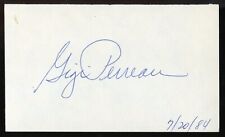 Gigi Perreau signed autograph auto 3x5 Cut American Film and TV Actress picture