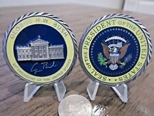 41st President George H.W. Bush White House Former POTUS Challenge Coin picture
