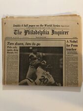 October 16 1980 The Philadelphia Inquirer Newspaper Phillies World Series picture