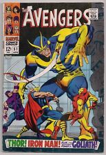 Avengers #51 Marvel 1967 G+ 2.5 Goliath Hercules Hawkeye Iron Man Thor picture