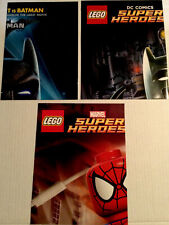 Lego Marvel/DC comics Super Heroes The Lego Batman Movie Lot Of 3 Posters NEW picture