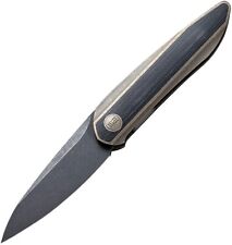 WE Black Void Opus Folding Knife BLK/Bronze Ti G10 Inlay Handle 20CV WE2010C picture