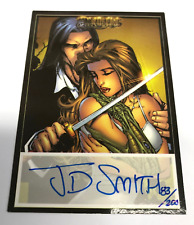 TOP COW WITCHBLADE MILLENIUM TRADING CARD J D SMITH AUTOGRAPHED CARD picture