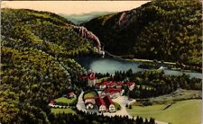 The Balsam's Dixville Notch New Hampshire Lake Gloriette Antique Postcard  picture