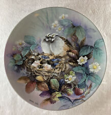 TENDER LULLABY Plate Nature's Poetry #3 Lena Liu White-Throated Sparrow Nap picture