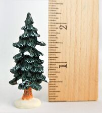 Lemax Miniature Pine Tree Christmas Village Snow Covered 2-1/4