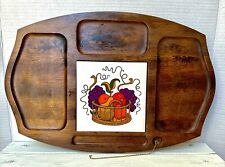 Large Charcuterie  Board 70’s Cheese Board Retro Charcuterie, Gail Craft picture