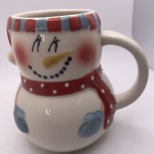 2021 Threshold Snowman Mug Stoneware Christmas Holiday Cup picture