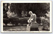 Boy & Squirrel Sculpture by Walter Hancock Brookgreen Gardens SC Postcard picture