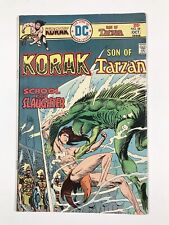 DC Comics Korak Son of Tarzan #59 October 1975 - School for Slaughter G/VG - 004 picture