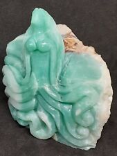 Octopus Mermaid Goddess Ocean Woman sea Witch carved Amazonite picture