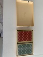 Vintage Iconic Gucci Double Deck Playing Cards. One open/one unopened never used picture