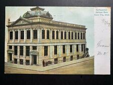 Postcard Sioux City IA - c1900s Northwestern National Bank picture