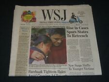 2020 JUNE 27 THE WALL STREET JOURNAL NEWSPAPER - RISE IN CASES SPURS STATES picture
