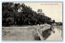 1912 Scene of City Park, Crookston Minnesota MN Posted Antique Postcard picture