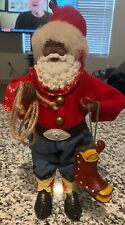 Collectible Christmas Black Cowboy Santa picture