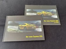 2016 Porsche Cayman GT4 GERMAN Hardcover Brochure 981  GT-4 Club Sport Catalog picture