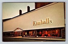 NH-New Hampshire, Kimballs Department Store, Antique, Vintage Souvenir Postcard picture